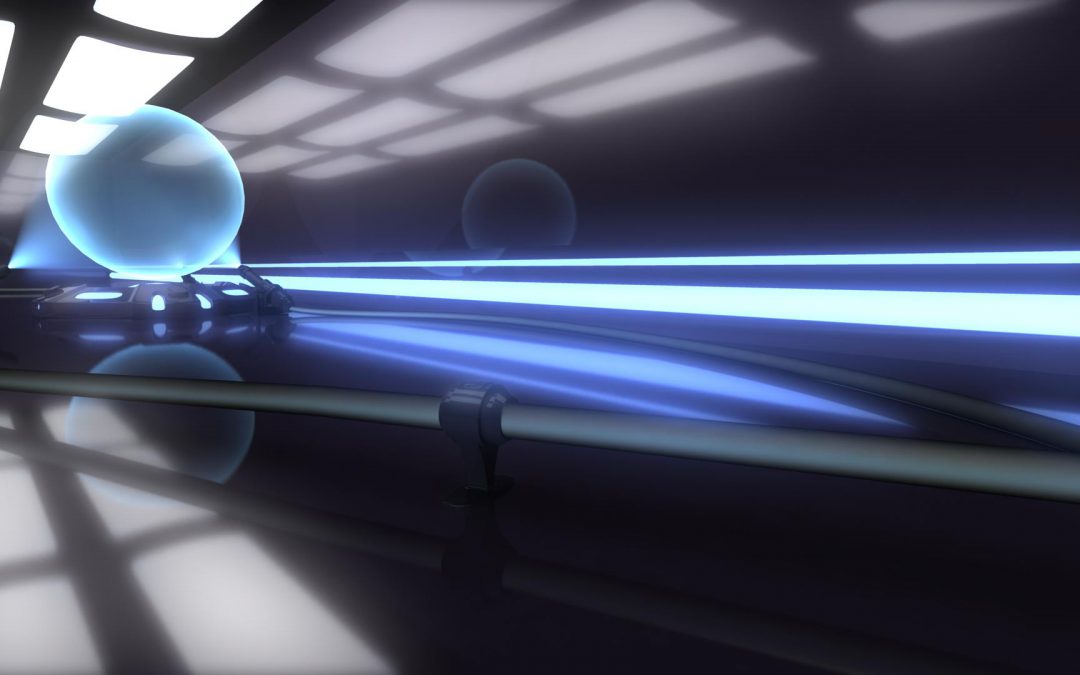 Intérieur futuriste